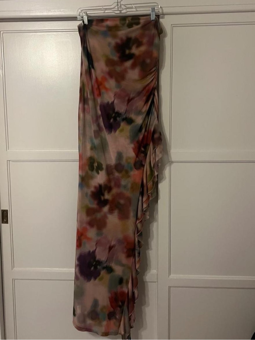 Like New Strapless Dress- Pink Multi Floral - Picture 2 of 3